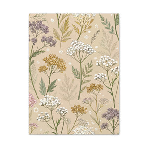 Wildflowers Pattern 067 - 18 in x 24 in Matte Canvas, Stretched, 1.25 in