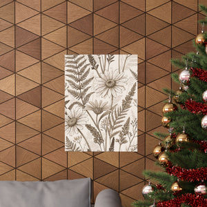 Wildflowers Pattern 176 - 18 in x 24 in Matte Poster