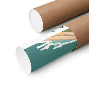 Famous Travel Destinations - Honolulu, Hawaii - 18 in x 24 in Matte Poster