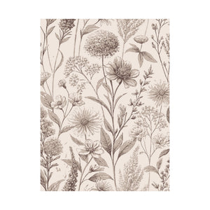 Wildflowers Pattern 120 - 18 in x 24 in Matte Poster