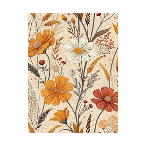 Wildflowers Pattern 021 - 18 in x 24 in Matte Poster