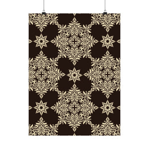 Damask Pattern 015 - 18 in x 24 in Matte Poster