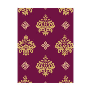 Damask Pattern 005 - 18 in x 24 in Matte Poster