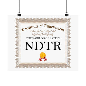 World's Greatest NDTR - 14 in x 11 in Matte Poster