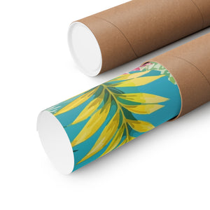 Folk Floral Pattern, Brazilian Inspired 01 - 18 in x 24 in Matte Poster