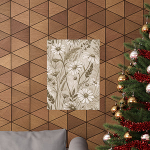 Wildflowers Pattern 104 - 18 in x 24 in Matte Poster