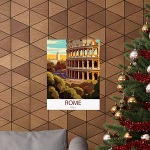 Famous Travel Destinations - Rome, Italy - 18 in x 24 in Matte Poster
