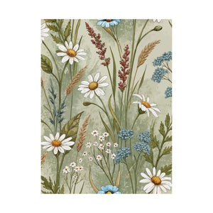Wildflowers Pattern 167 - 18 in x 24 in Matte Poster