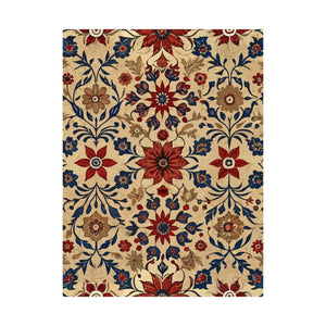 Folk Floral Pattern, Moroccan Inspired 10 - 18 in x 24 in Matte Poster