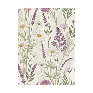 Wildflowers Pattern 056 - 18 in x 24 in Matte Poster