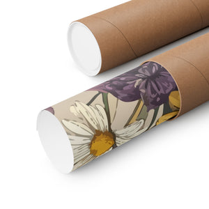 Wildflowers Pattern 028 - 18 in x 24 in Matte Poster