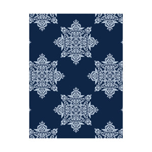 Damask Pattern 022 - 18 in x 24 in Matte Poster