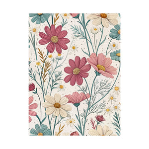 Wildflowers Pattern 110 - 18 in x 24 in Matte Poster