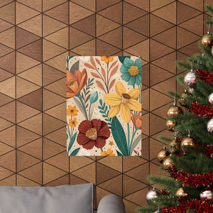 Wildflowers Pattern 171 - 18 in x 24 in Matte Poster