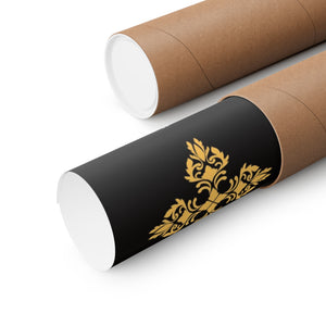 Damask Pattern 032 - 18 in x 24 in Matte Poster