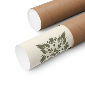 Damask Pattern 008 - 18 in x 24 in Matte Poster