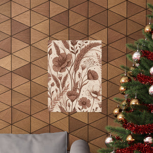 Wildflowers Pattern 094 - 18 in x 24 in Matte Poster
