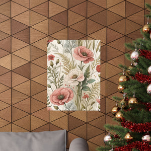 Wildflowers Pattern 177 - 18 in x 24 in Matte Poster