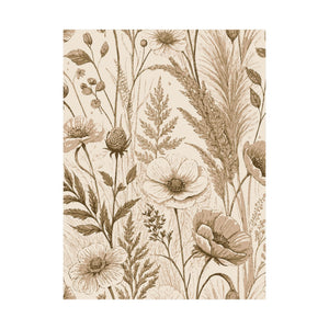Wildflowers Pattern 118 - 18 in x 24 in Matte Poster