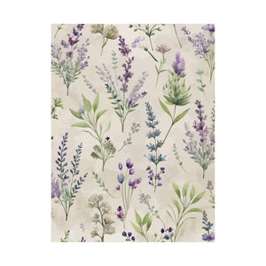 Folk Floral Pattern, French Inspired 02 - 18 in x 24 in Matte Poster