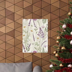 Wildflowers Pattern 056 - 18 in x 24 in Matte Poster