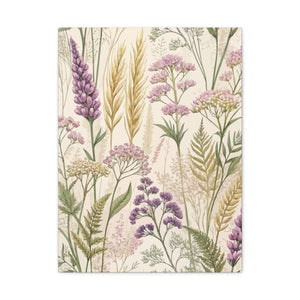 Wildflowers Pattern 146 - 18 in x 24 in Matte Canvas, Stretched, 1.25 in