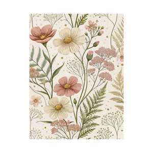 Wildflowers Pattern 054 - 18 in x 24 in Matte Poster