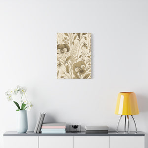 Wildflowers Pattern 009 - 18 in x 24 in Matte Canvas, Stretched, 1.25 in