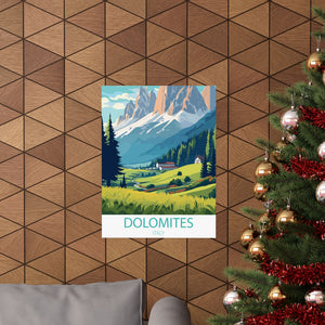 Famous Travel Destinations - Dolomites, Italy - 18 in x 24 in Matte Poster
