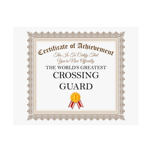 World's Greatest Crossing Guard - 14 in x 11 in Matte Poster