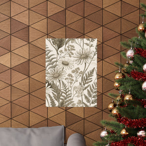 Wildflowers Pattern 175 - 18 in x 24 in Matte Poster
