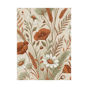 Wildflowers Pattern 165 - 18 in x 24 in Matte Poster