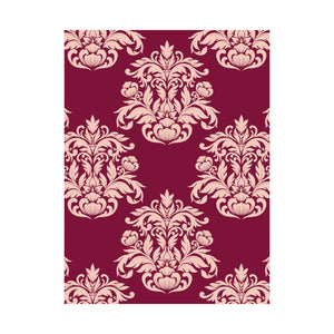 Damask Pattern 021 - 18 in x 24 in Matte Poster