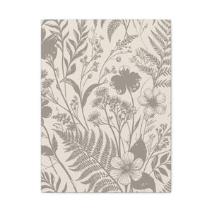 Wildflowers Pattern 087 - 18 in x 24 in Matte Canvas, Stretched, 1.25 in