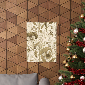 Wildflowers Pattern 009 - 18 in x 24 in Matte Poster