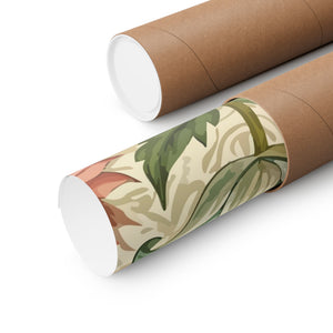 Folk Floral Pattern, Himalayan Inspired 02 - 18 in x 24 in Matte Poster