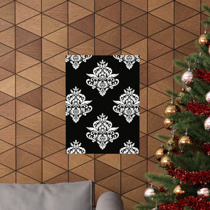 Damask Pattern 025 - 18 in x 24 in Matte Poster