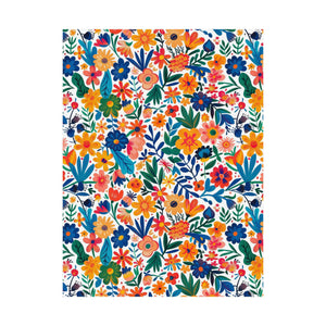 Mexican Floral Fiesta Pattern 010 - 18 in x 24 in Matte Poster