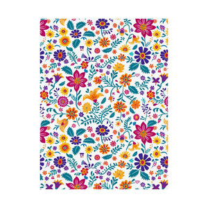 Mexican Floral Fiesta Pattern 013 - 18 in x 24 in Matte Poster