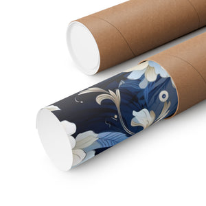 Nocturnal Bloom Pattern 011 - 18 in x 24 in Matte Poster