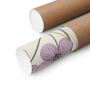 Wildflowers Pattern 059 - 18 in x 24 in Matte Poster