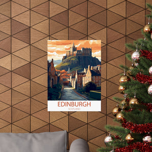 Famous Travel Destinations - Edinburgh, Scotland - 18 in x 24 in Matte Poster