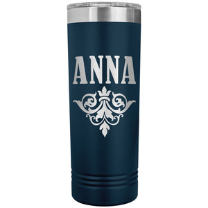 Anna v01 - 22oz Insulated Skinny Tumbler