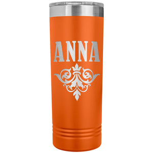 Anna v01 - 22oz Insulated Skinny Tumbler