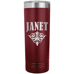 Janet v01 - 22oz Insulated Skinny Tumbler