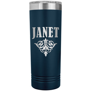 Janet v01 - 22oz Insulated Skinny Tumbler