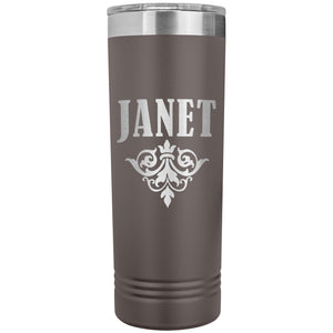 Janet v01 - 22oz Insulated Skinny Tumbler