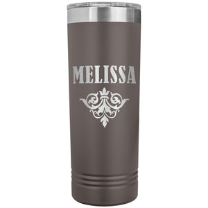 Melissa v01 - 22oz Insulated Skinny Tumbler