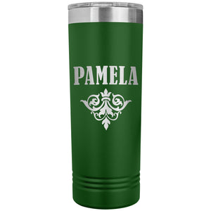 Pamela v01 - 22oz Insulated Skinny Tumbler