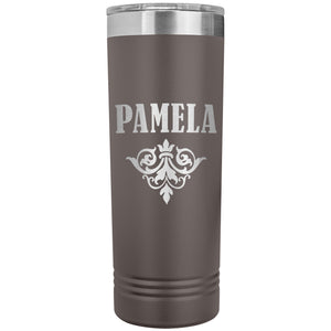Pamela v01 - 22oz Insulated Skinny Tumbler